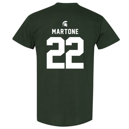 Michigan State - NCAA Men's Ice Hockey : Porter Martone - Generic Shersey T-Shirt-1