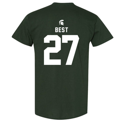 Michigan State - NCAA Men's Ice Hockey : Gavin Best - T-Shirt-1