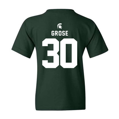 Michigan State - NCAA Football : Aveon Grose - Youth T-Shirt