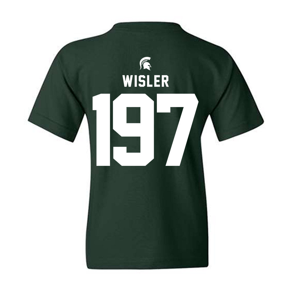 Michigan State - NCAA Wrestling : Kael Wisler - Generic Shersey Youth T-Shirt-1