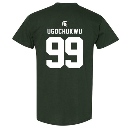 Michigan State - NCAA Men's Basketball : Divine-Collins Ugochukwu - Generic Shersey T-Shirt-1