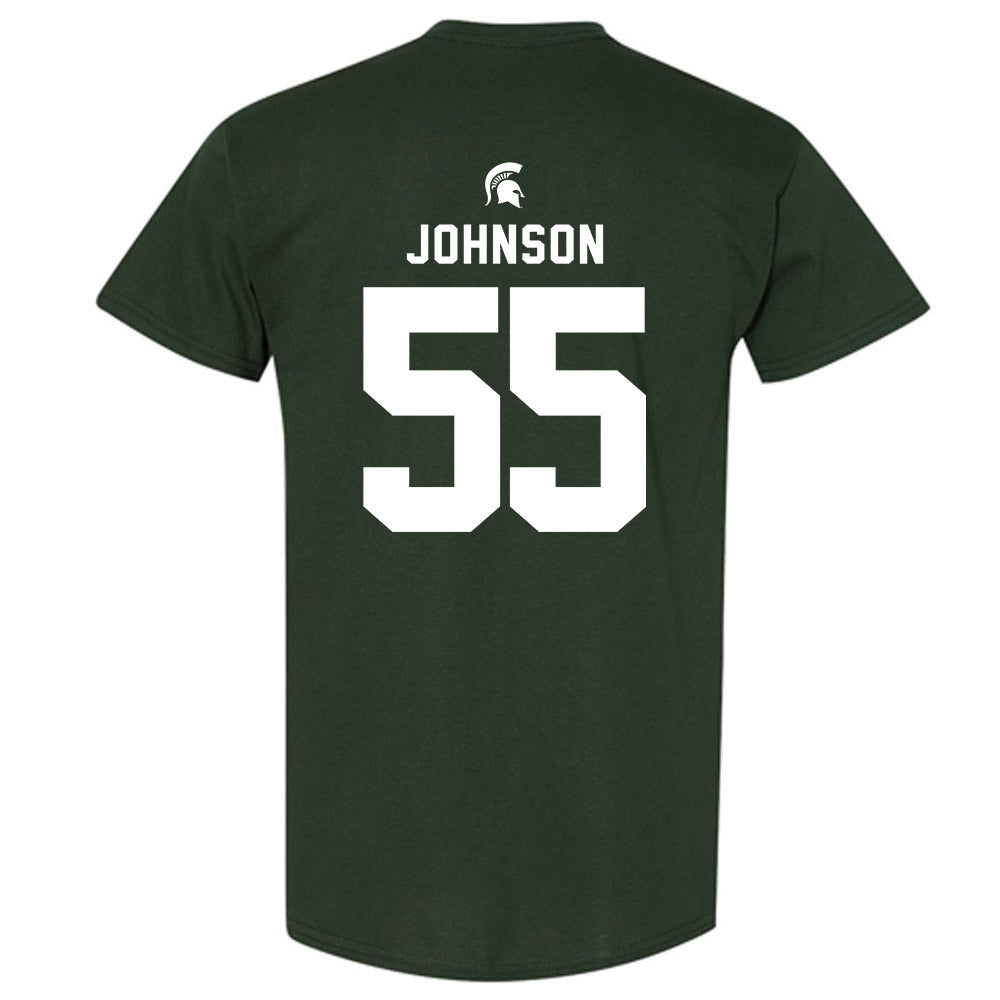 Michigan State - NCAA Football : Rakeem Johnson - T-Shirt-1