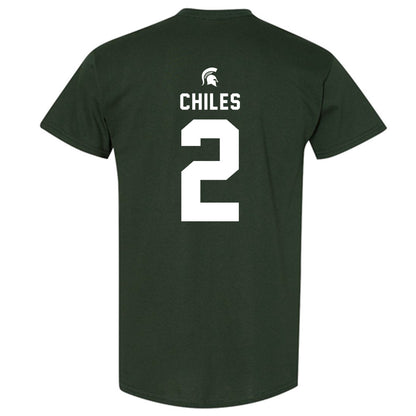 Michigan State - NCAA Football : Aidan Chiles - T-Shirt