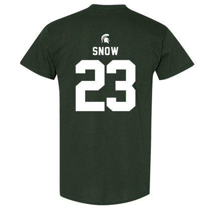 Michigan State - NCAA Football : Darius Snow - Generic Shersey T-Shirt-1