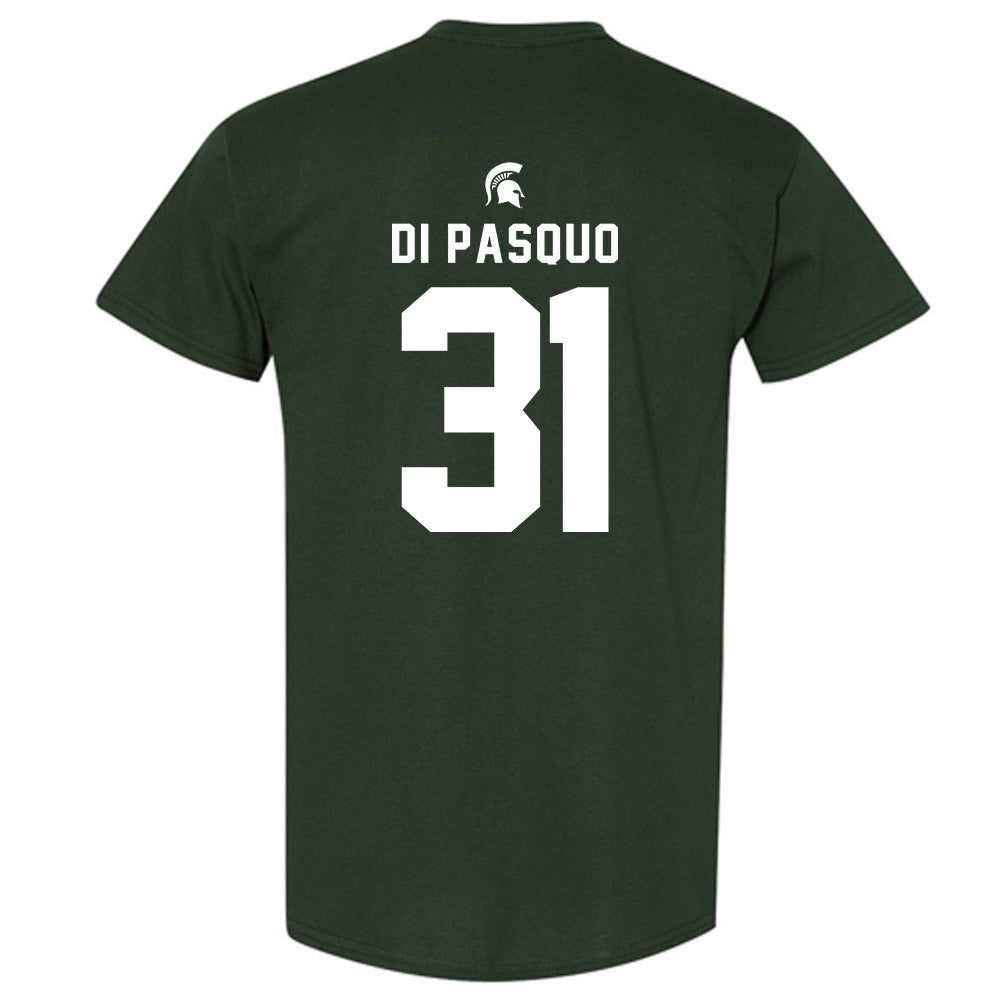 Michigan State - NCAA Men's Ice Hockey : Luca Di Pasquo - T-Shirt-1