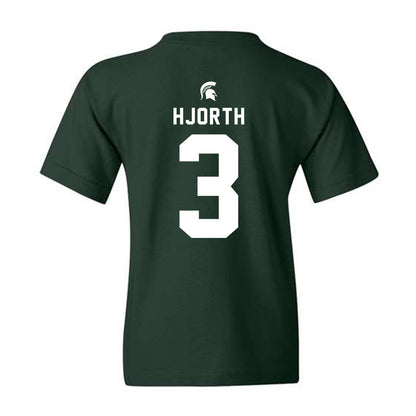 Michigan State - NCAA Women's Soccer : Taya Hjorth - Youth T-Shirt