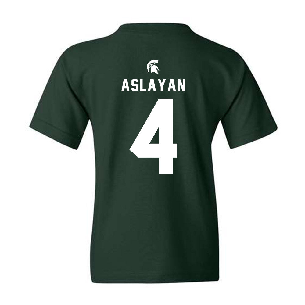 Michigan State - NCAA Women's Volleyball : Selin Aslayan - Youth T-Shirt