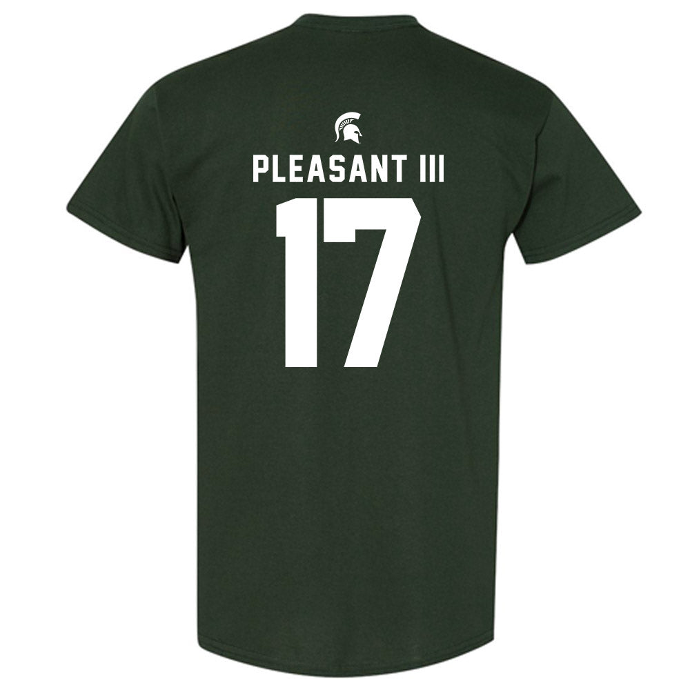 Michigan State - NCAA Football : Eddie Pleasant III - T-Shirt