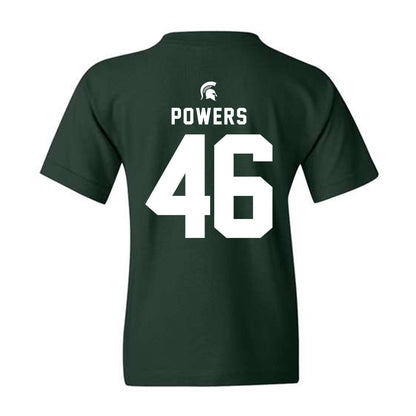 Michigan State - NCAA Baseball : Nick Powers - Youth T-Shirt