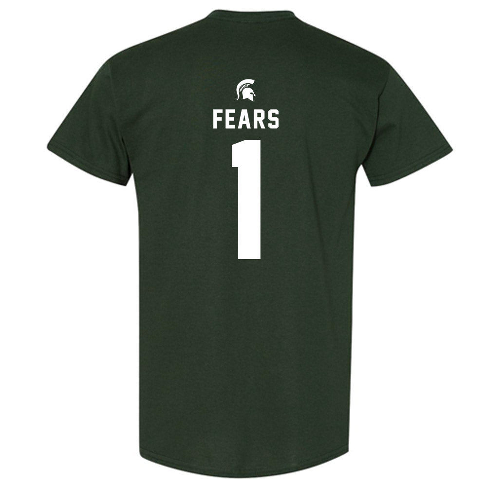 Michigan State - NCAA Men's Basketball : Jeremy Fears - T-Shirt-1