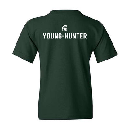 Michigan State - NCAA Women's Track & Field : Kelis Young-Hunter - Youth T-Shirt-1