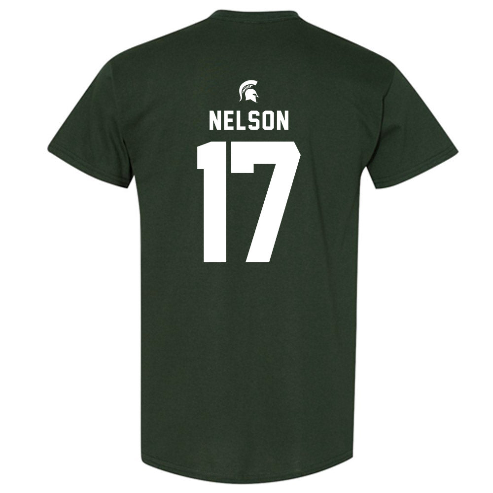 Michigan State - NCAA Men's Ice Hockey : Kaden Nelson - T-Shirt-1