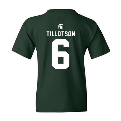 Michigan State - NCAA Women's Soccer : Remini Tillotson - Youth T-Shirt-1