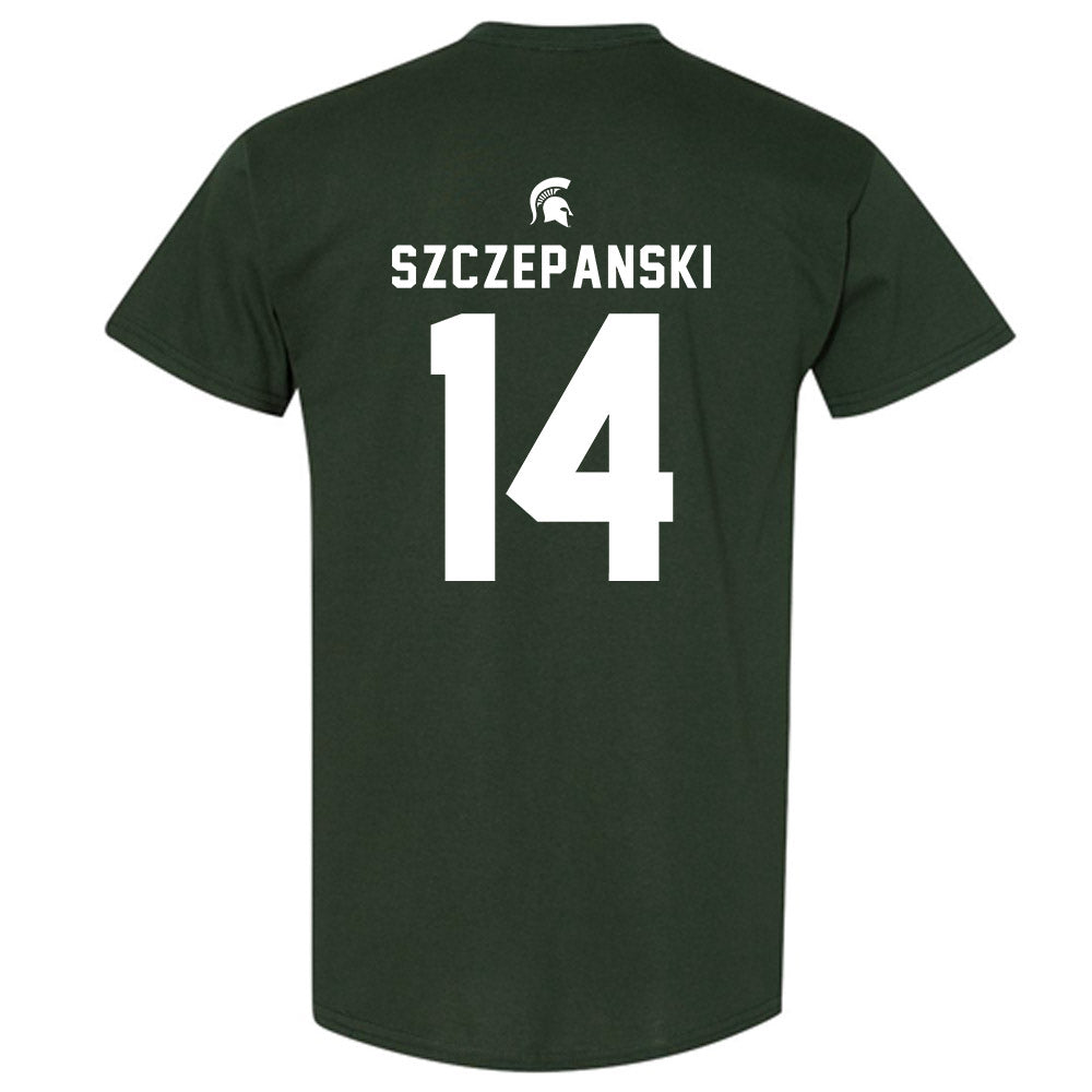 Michigan State - NCAA Baseball : Tommy Szczepanski - T-Shirt-1