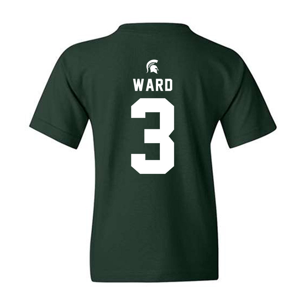Michigan State - NCAA Men's Basketball : Cam Ward - Generic Shersey Youth T-Shirt-1