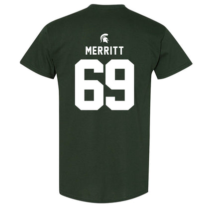 Michigan State - NCAA Football : Jacob Merritt - T-Shirt