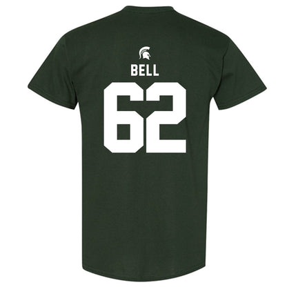 Michigan State - NCAA Football : Justin Bell - Generic Shersey T-Shirt-1