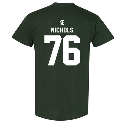 Michigan State - NCAA Football : Drew Nichols - Generic Shersey T-Shirt-1