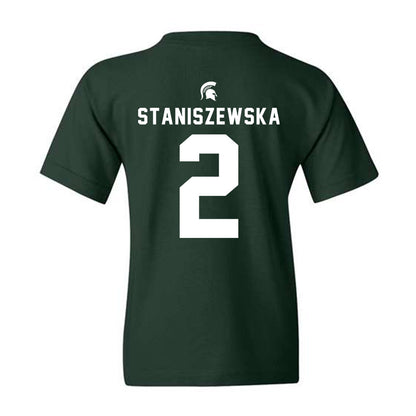 Michigan State - NCAA Women's Volleyball : Karolina Staniszewska - Youth T-Shirt