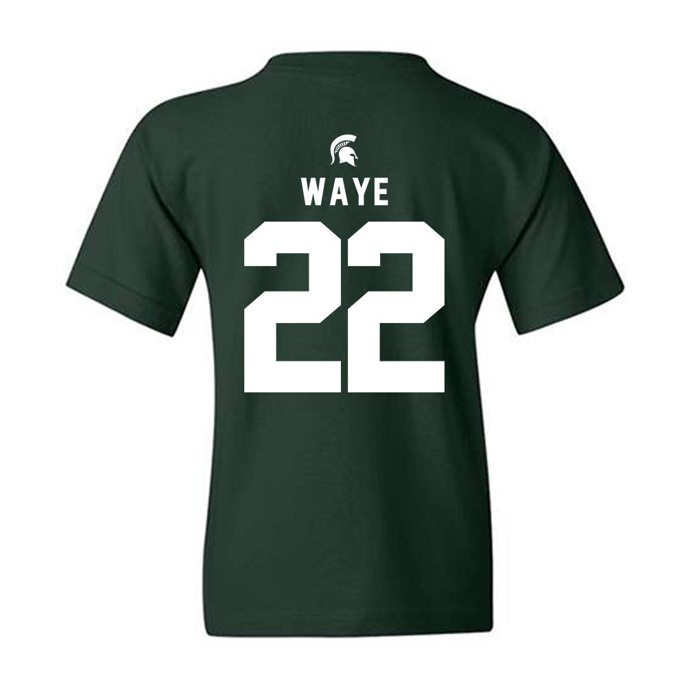 Michigan State - NCAA Women's Volleyball : Carmen Waye - Youth T-Shirt-1