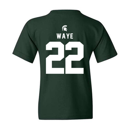 Michigan State - NCAA Women's Volleyball : Carmen Waye - Youth T-Shirt-1