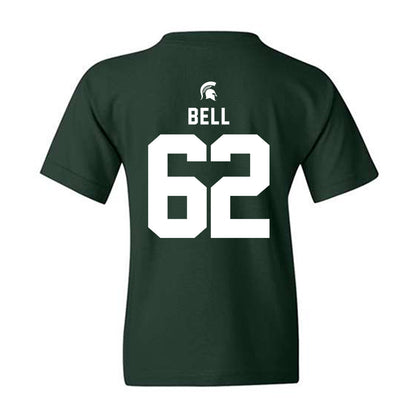 Michigan State - NCAA Football : Justin Bell - Generic Shersey Youth T-Shirt-1