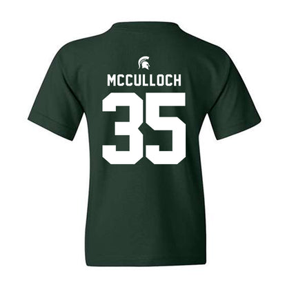 Michigan State - NCAA Men's Basketball : Jesse McCulloch - Youth T-Shirt-1