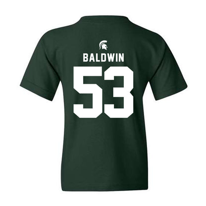 Michigan State - NCAA Football : Brandon Baldwin - Youth T-Shirt