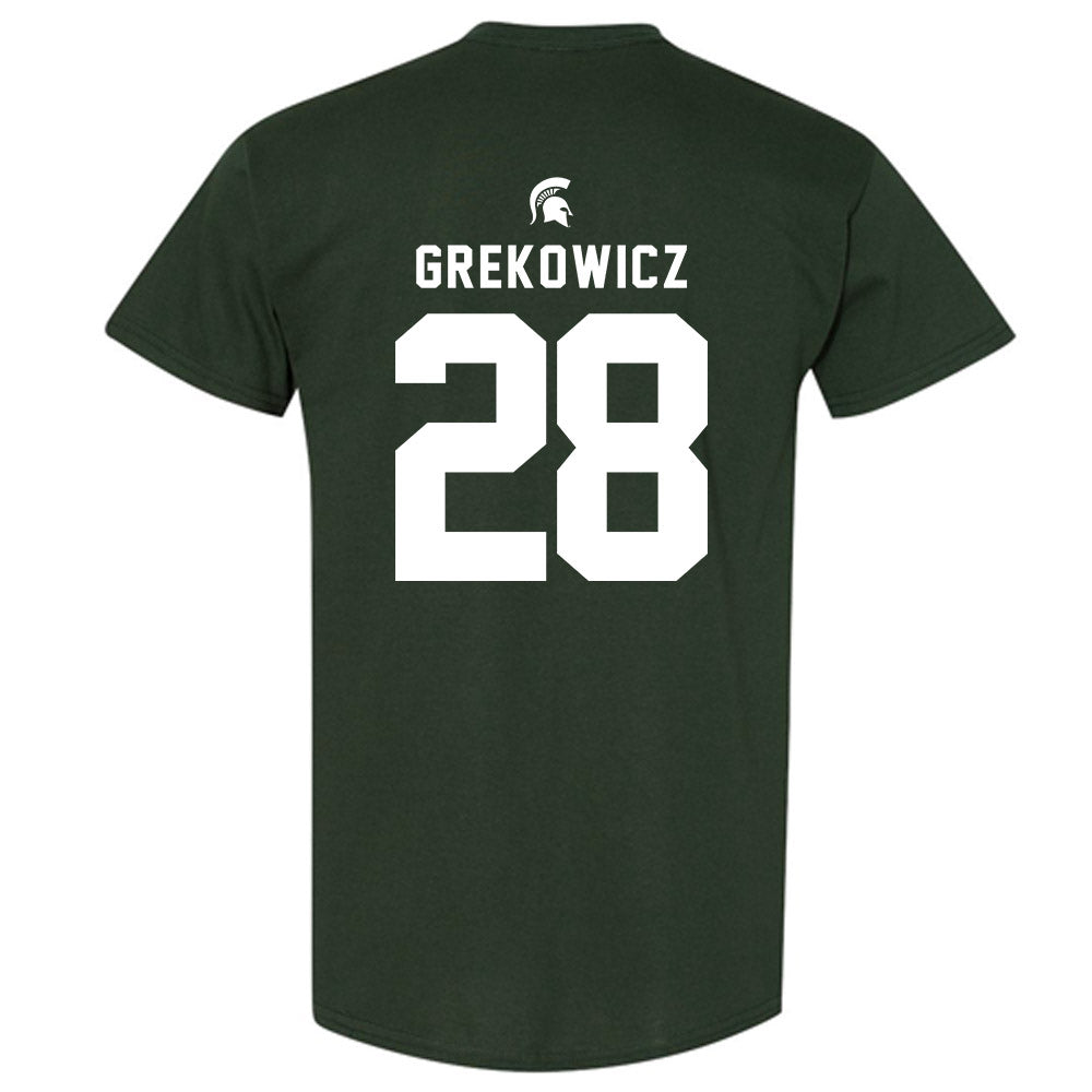 Michigan State - NCAA Men's Soccer : Jake Grekowicz - Generic Shersey T-Shirt-1