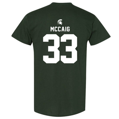 Michigan State - NCAA Football : Jaxon McCaig - T-Shirt