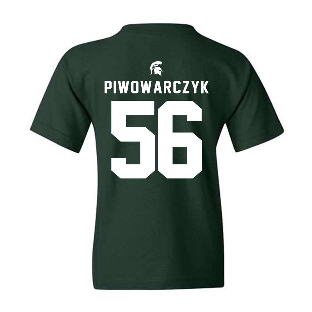 Michigan State - NCAA Football : Christopher Piwowarczyk - Youth T-Shirt
