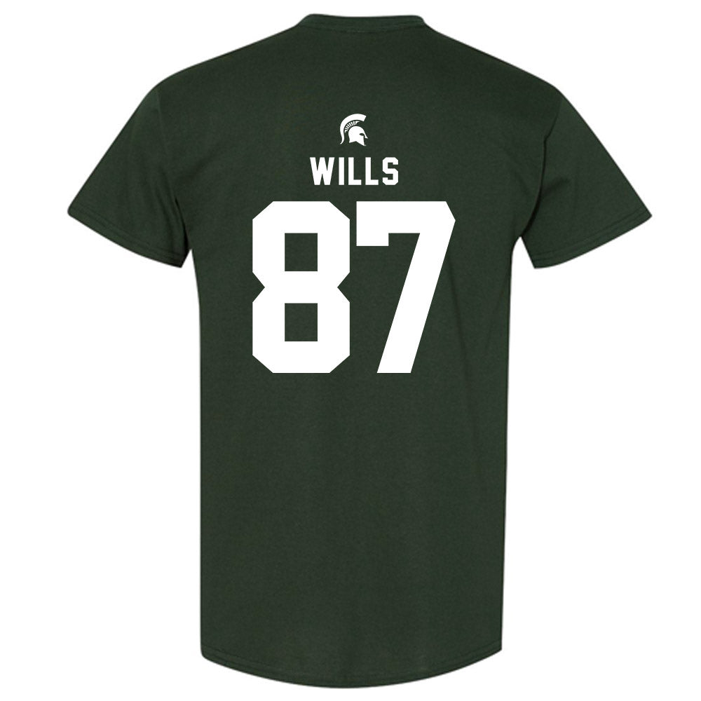 Michigan State - NCAA Football : Jack Wills - Generic Shersey T-Shirt-1