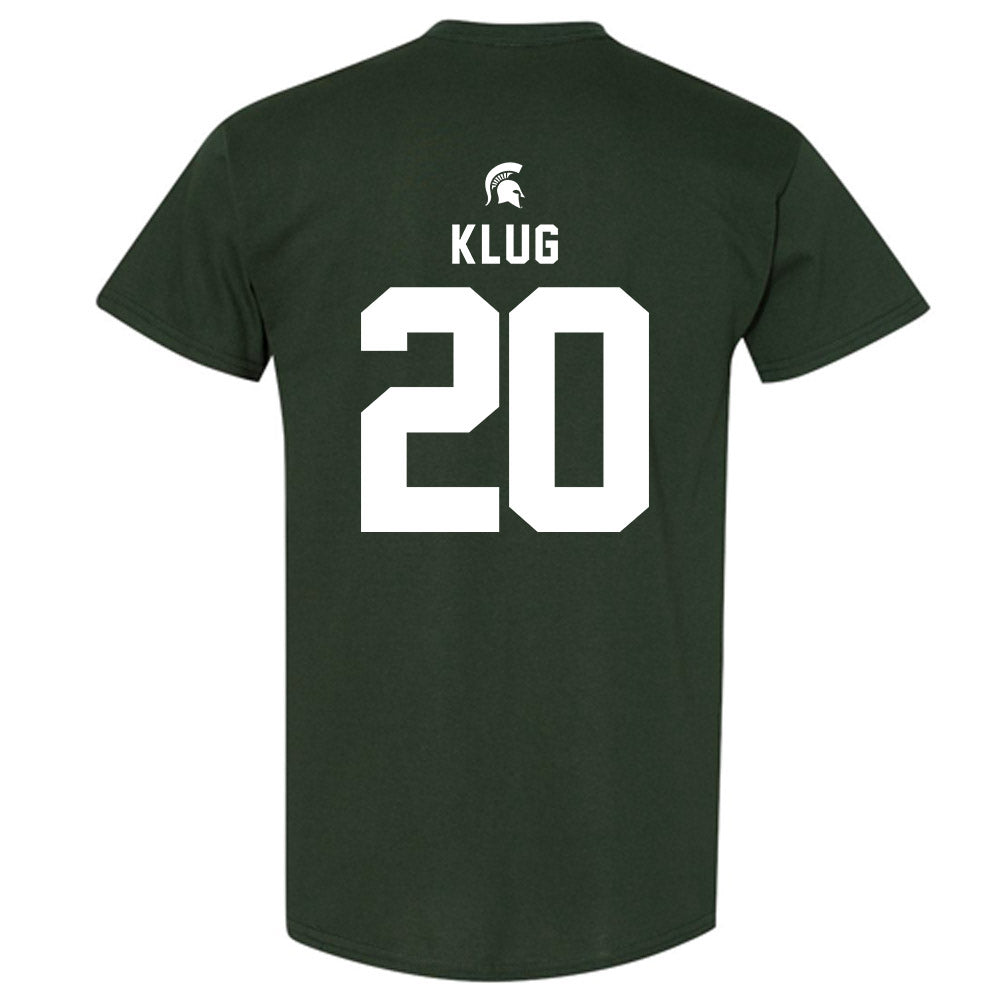 Michigan State - NCAA Baseball : Josh Klug - T-Shirt-1