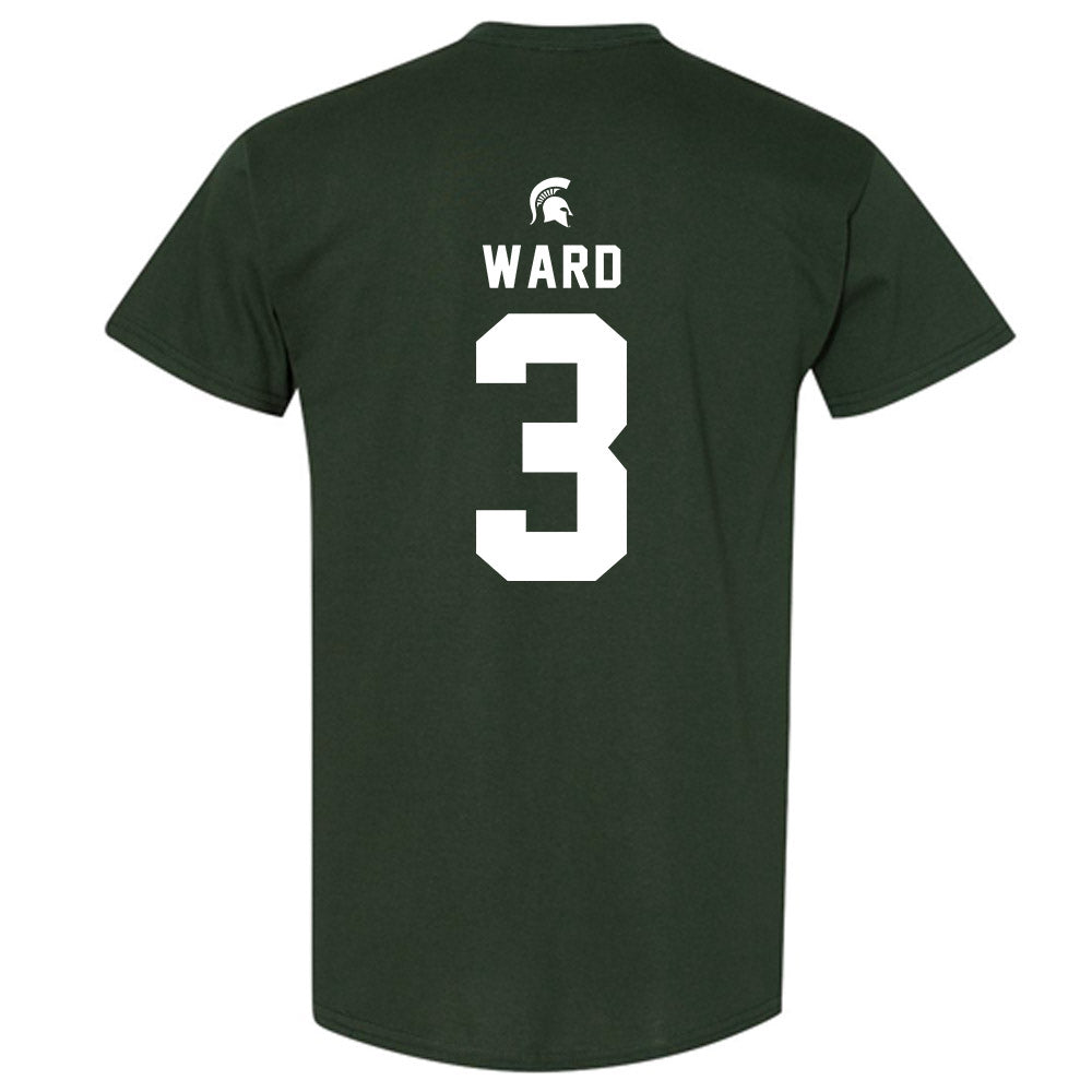 Michigan State - NCAA Men's Basketball : Cam Ward - Generic Shersey T-Shirt-1