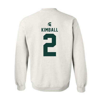 Michigan State - NCAA Women's Basketball : Abbey Kimball - Classic Shersey Crewneck Sweatshirt-1