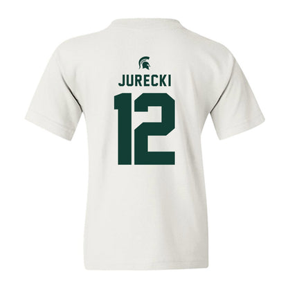 Michigan State - NCAA Men's Ice Hockey : Griffin Jurecki - Classic Shersey Youth T-Shirt-1