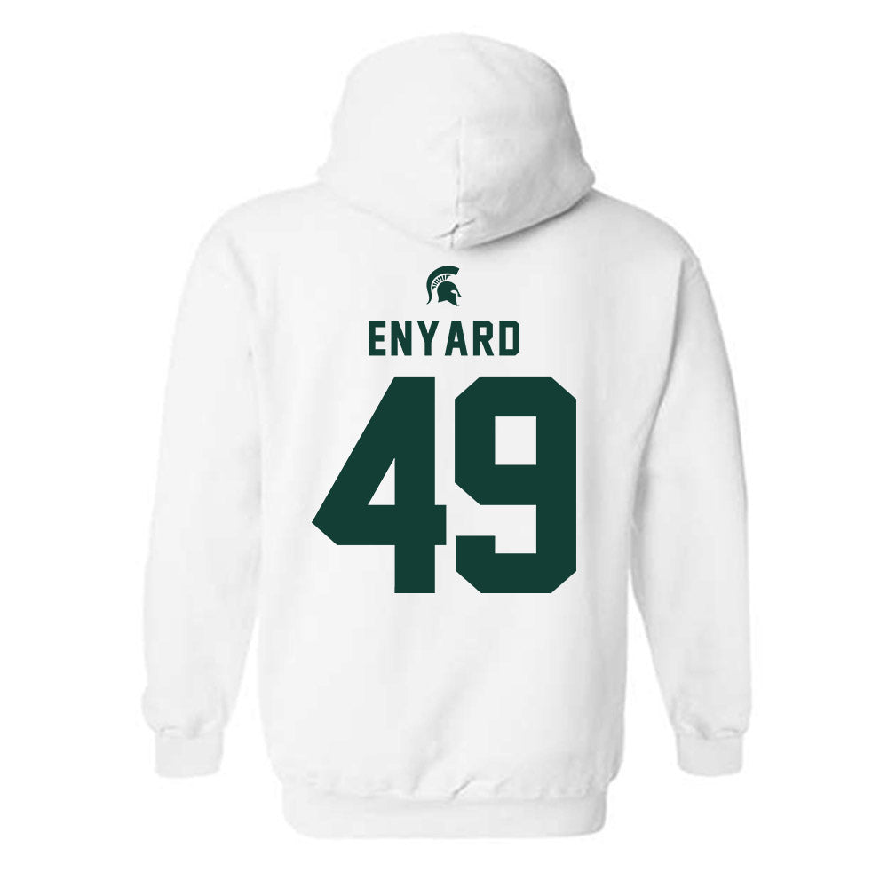 Michigan State - NCAA Football : Carter Enyard - Classic Shersey Hooded Sweatshirt-1