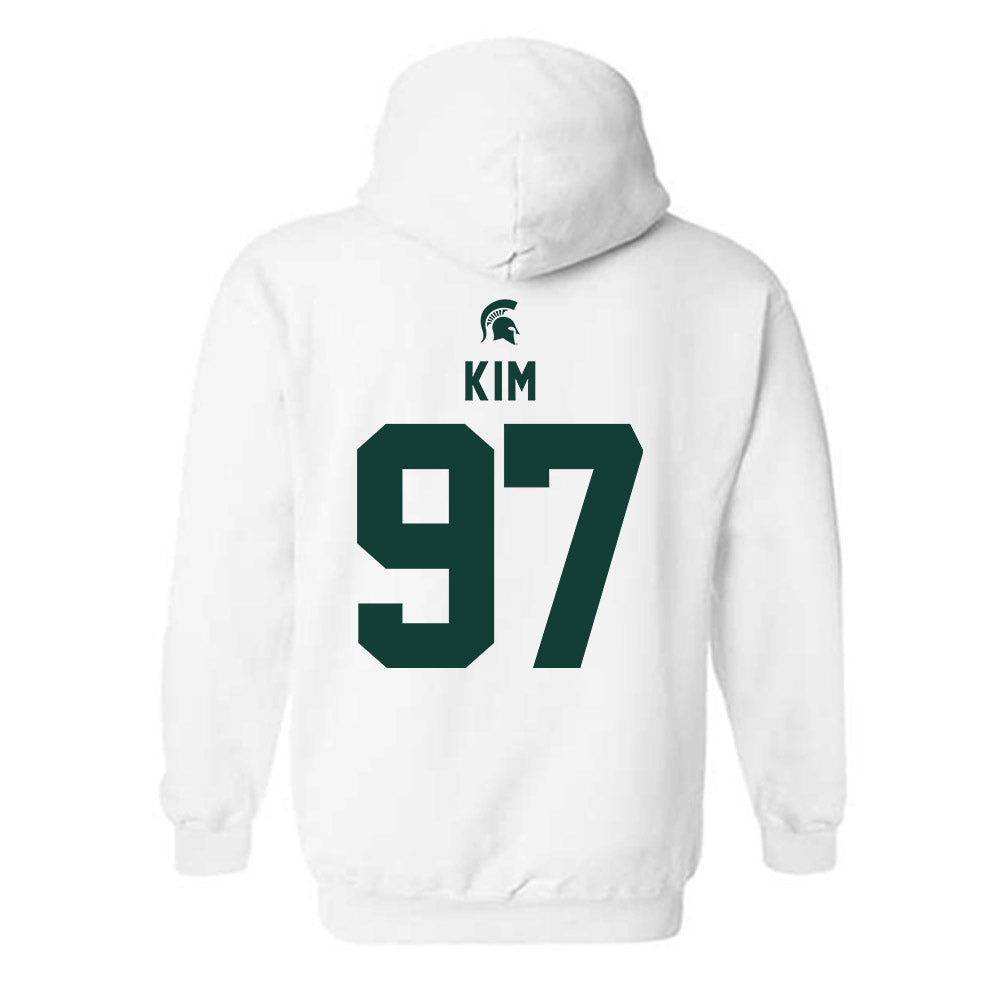 Michigan State - NCAA Football : Jonathan Kim - Classic Shersey Hooded Sweatshirt-1