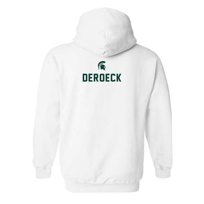 Michigan State - NCAA Women's Cross Country : Hannah DeRoeck - Classic Shersey Hooded Sweatshirt-1