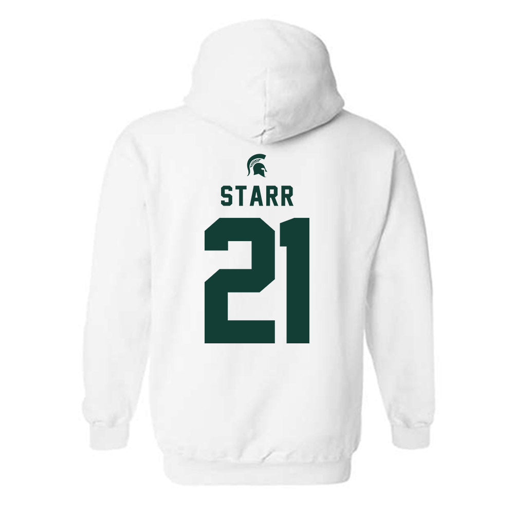 Michigan State - NCAA Softball : Alex Starr - Classic Shersey Hooded Sweatshirt-1