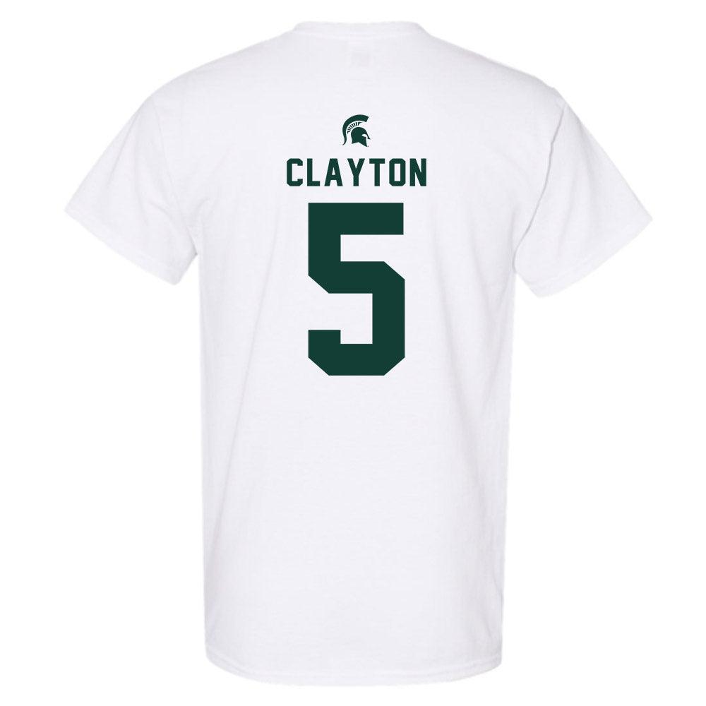 Michigan State - NCAA Women's Volleyball : Ky Clayton - Classic Shersey T-Shirt-1