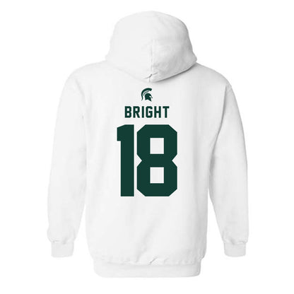 Michigan State - NCAA Baseball : Noah Bright - Classic Shersey Hooded Sweatshirt-1