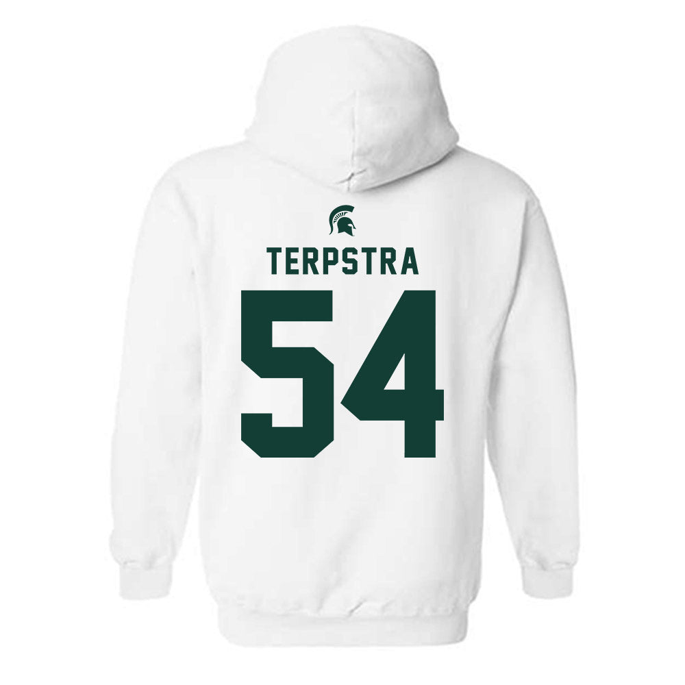 Michigan State - NCAA Football : Cooper Terpstra - Classic Shersey Hooded Sweatshirt-1