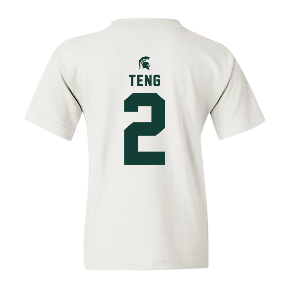 Michigan State - NCAA Men's Basketball : Kur Teng - Classic Shersey Youth T-Shirt-1