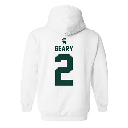 Michigan State - NCAA Men's Ice Hockey : Patrick Geary - Classic Shersey Hooded Sweatshirt-1