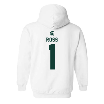 Michigan State - NCAA Softball : Alexis Ross - Classic Shersey Hooded Sweatshirt-1