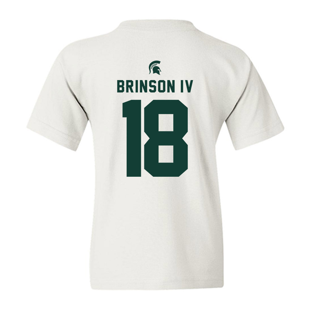 Michigan State - NCAA Football : Andrew Brinson IV - Classic Shersey Youth T-Shirt-1