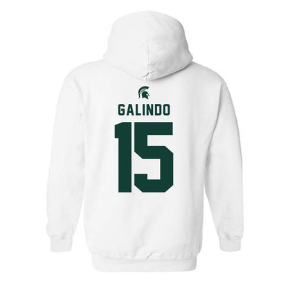 Michigan State - NCAA Softball : Alyssa Galindo - Classic Shersey Hooded Sweatshirt-1