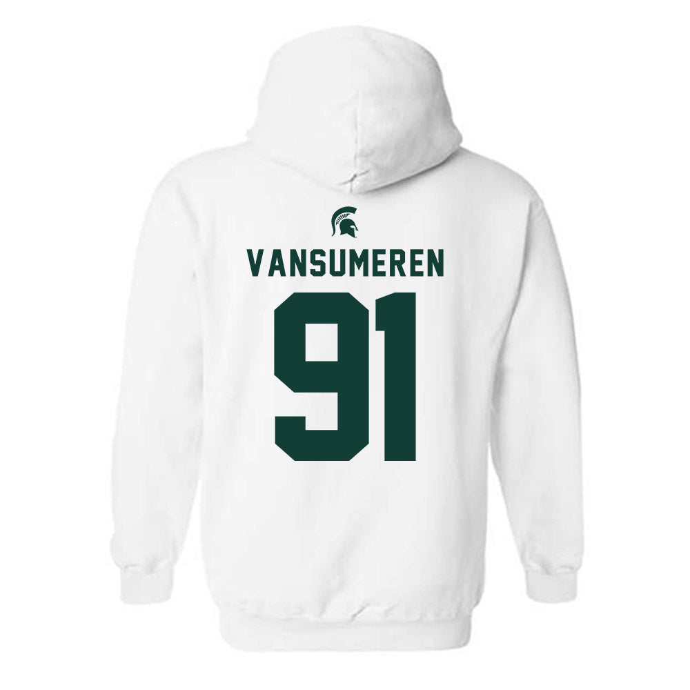 Michigan State - NCAA Football : Alex Vansumeren - Classic Shersey Hooded Sweatshirt-1