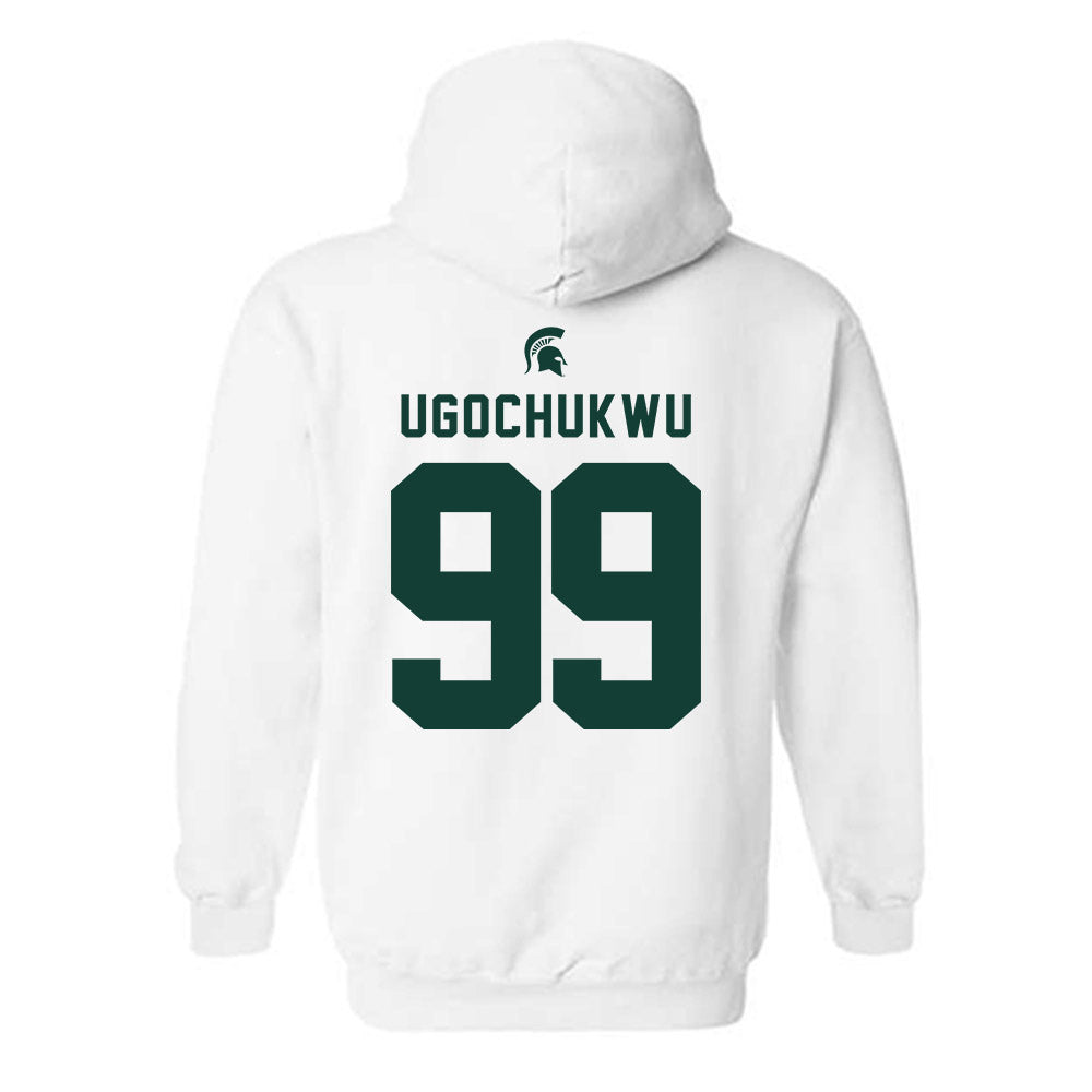 Michigan State - NCAA Men's Basketball : Divine-Collins Ugochukwu - Classic Shersey Hooded Sweatshirt-1